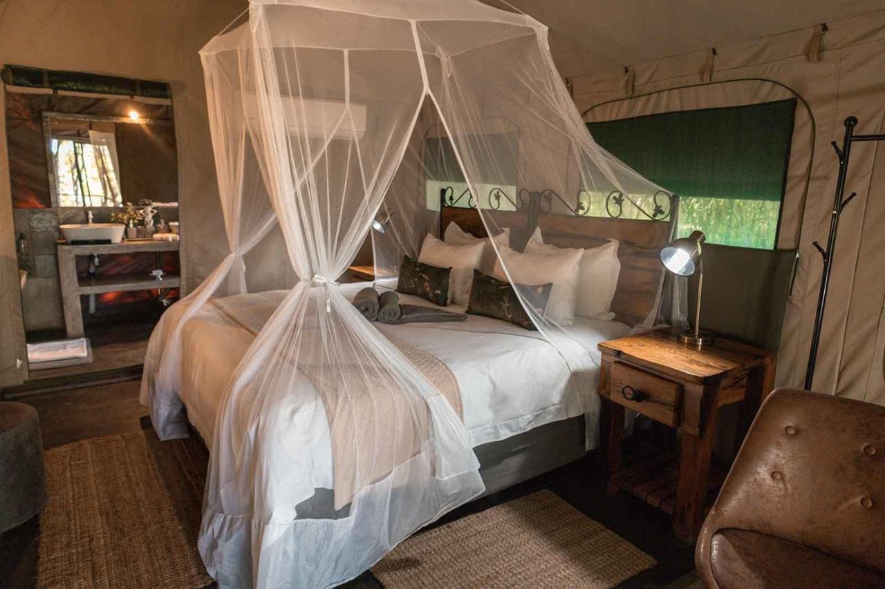 Umkumbe Bush Lodge - Luxury Tented Camp Cagar Alam Sabi Sand Bagian luar foto